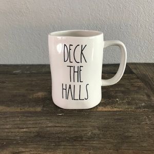 Rae Dunn Deck the Halls Christmas Coffee Mug LL